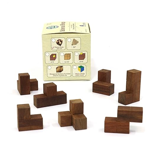 Vikram A Sarabhai Community Science Centre | Soma Cube - Wooden Puzzle