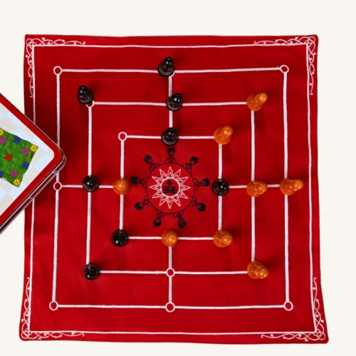 Classic Navakankari Board Game | Nine Men’s Morris | Traditional Strategy Game