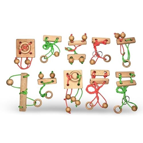 Mystery Wooden Puzzle Set 10 + 1