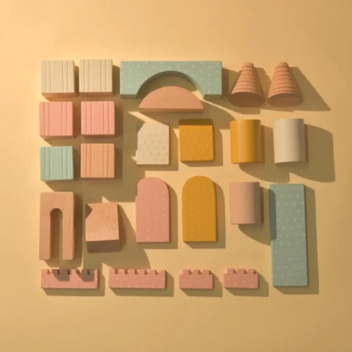 Wooden Premium Castle Block Set
